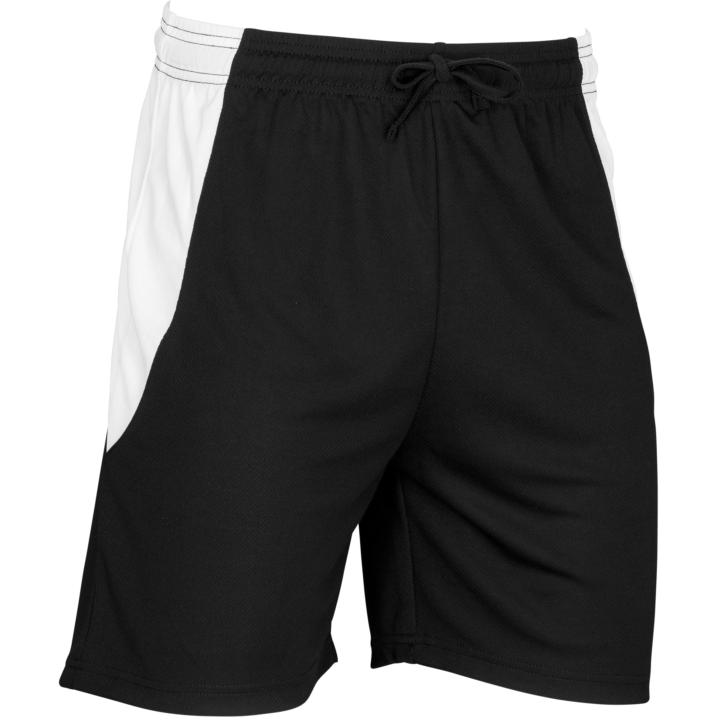 Unisex Championship Shorts - White L / Black / BL