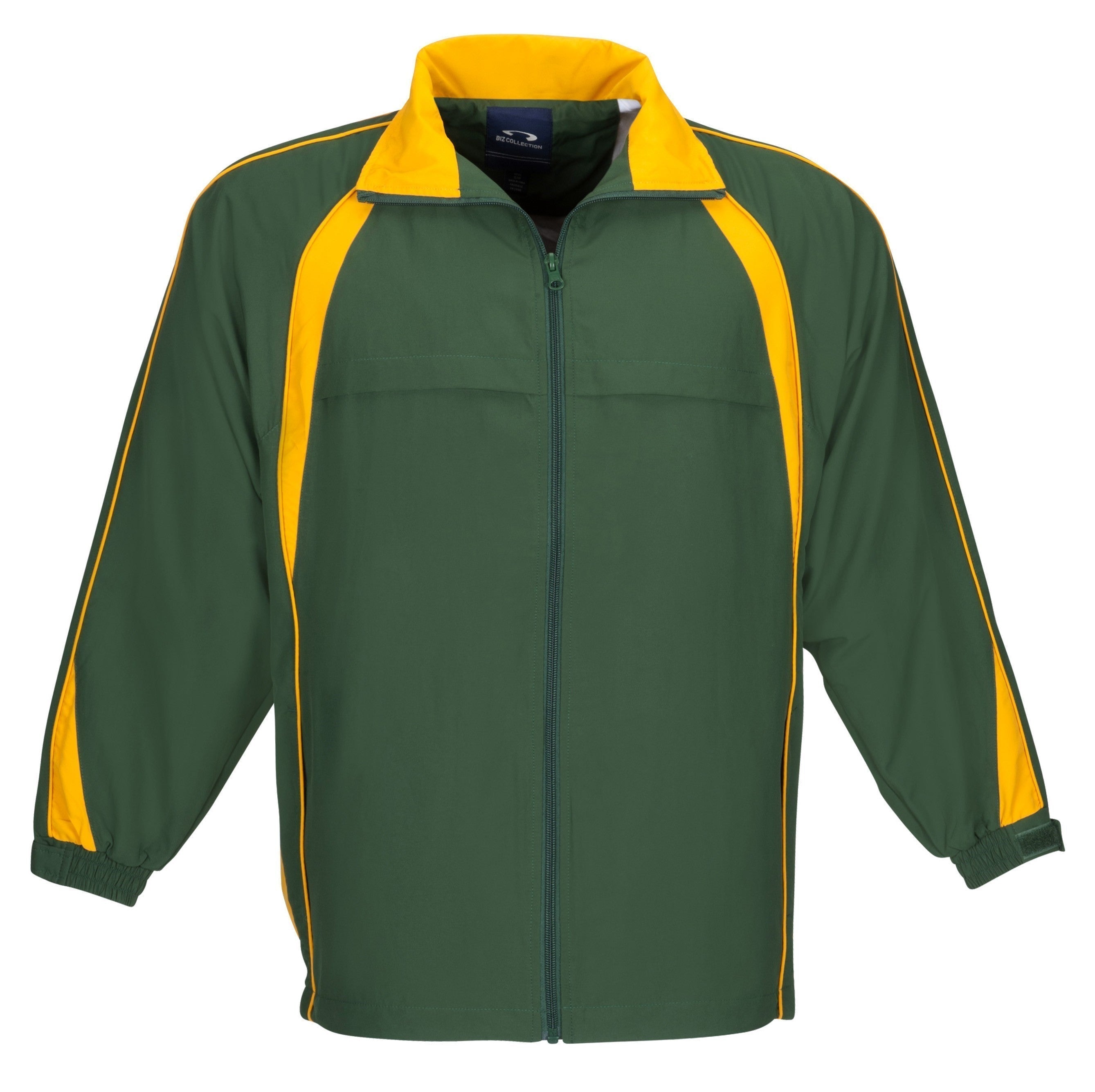 Green and hotsell yellow track top