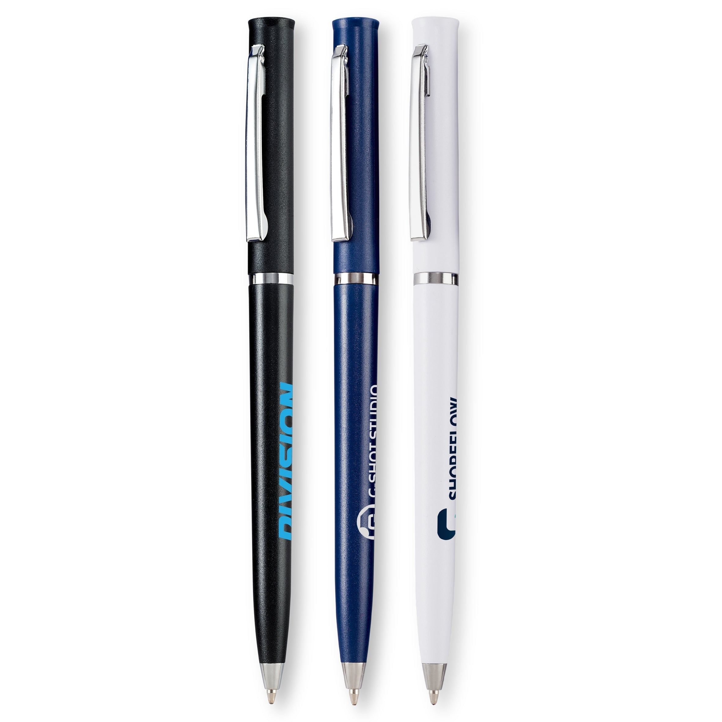 Valencia Ball Pen - White-Pens-Solid White-SW