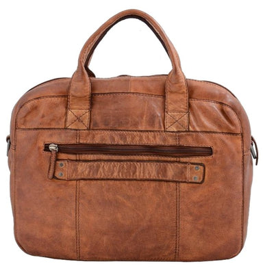 Vintage Leather 13" Laptop Bag | Camel-