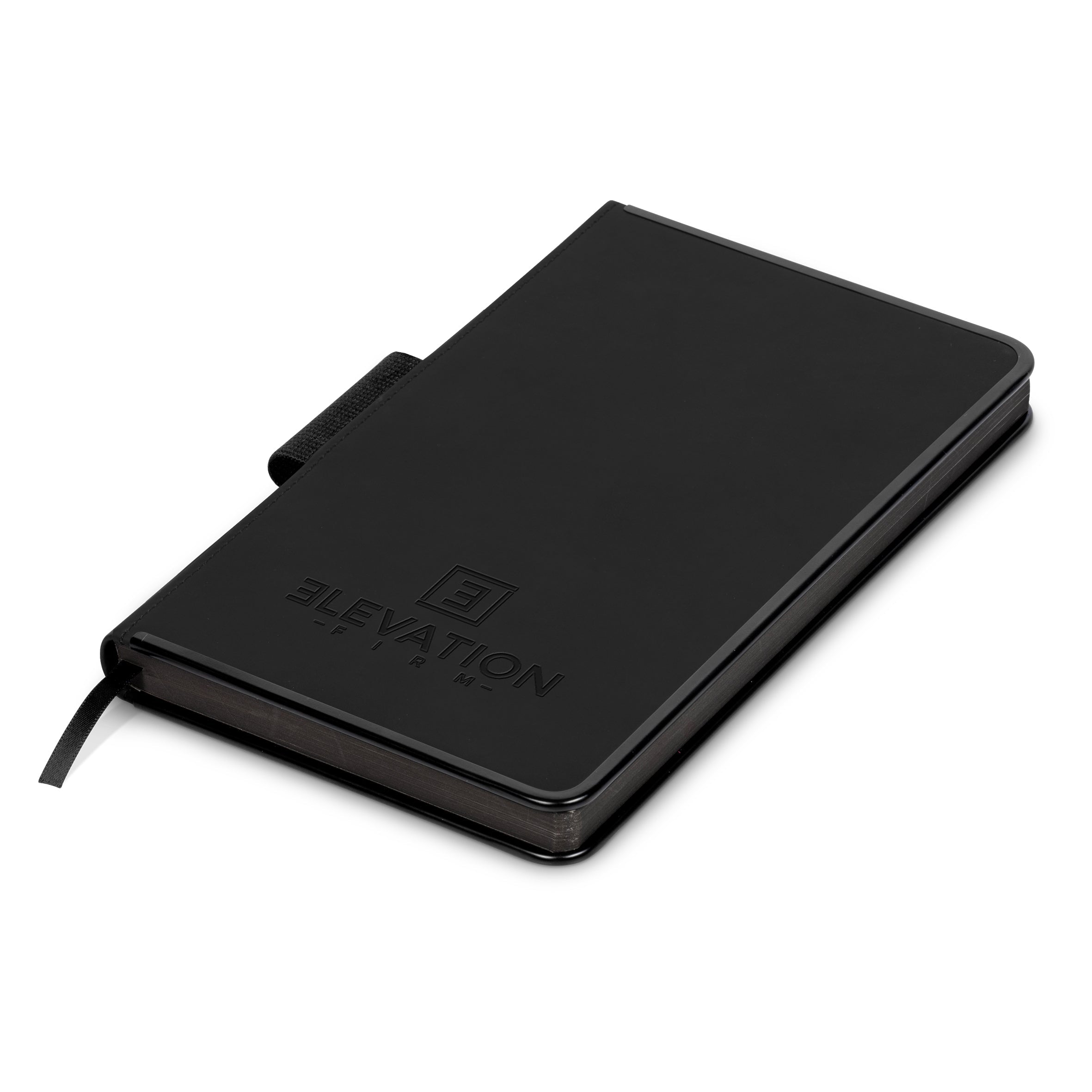 Volta A5 Hard Cover Notebook-Notebooks & Notepads-Black-BL