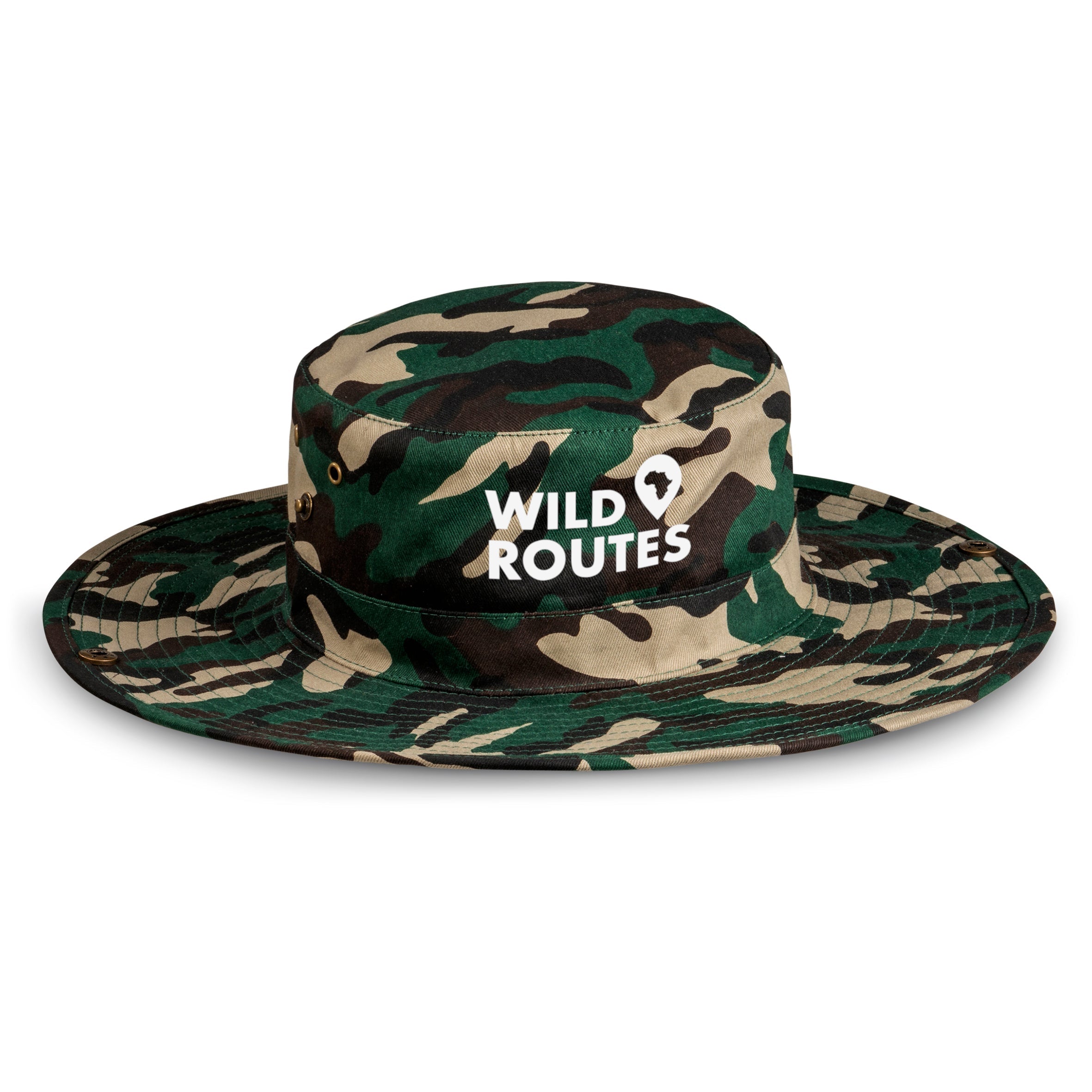 Wilderness Bush Hat - Green Camo-Hats-Camo-CAM