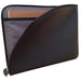 A4 Ziparound Leather Document Holder Black-