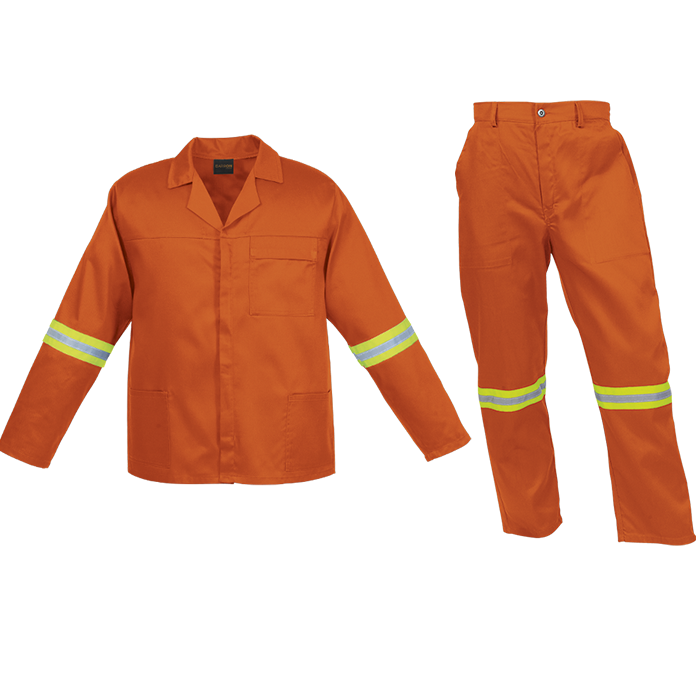 Creative Budget Poly Cotton Conti Suit with Reflective