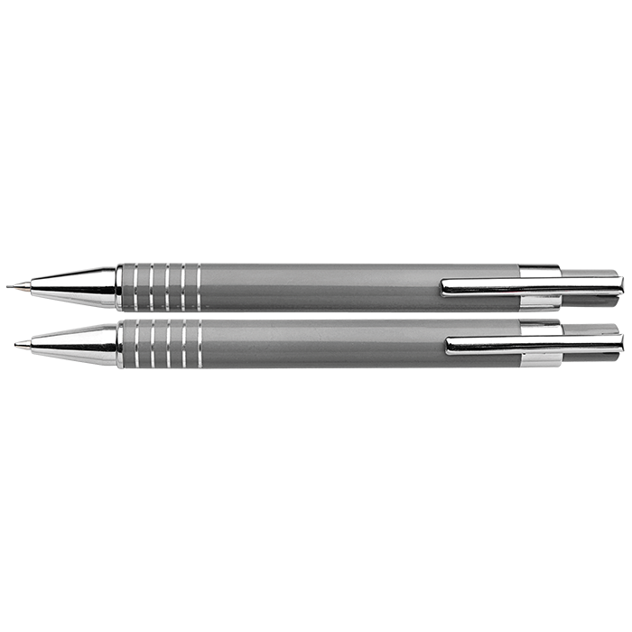 BP3298 - Lacquered Barrel Matching Ballpoint Pen and Clutch Pencil Set