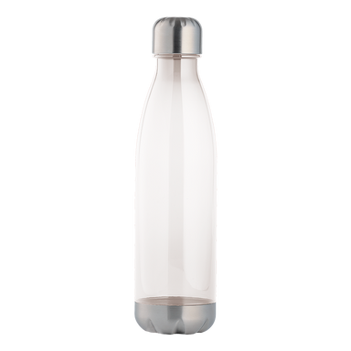 BW0076 - 1 Litre Tritan Water Bottle with Stainless Steel Bottom and Cap Clear / STD / Last Buy - Drinkware