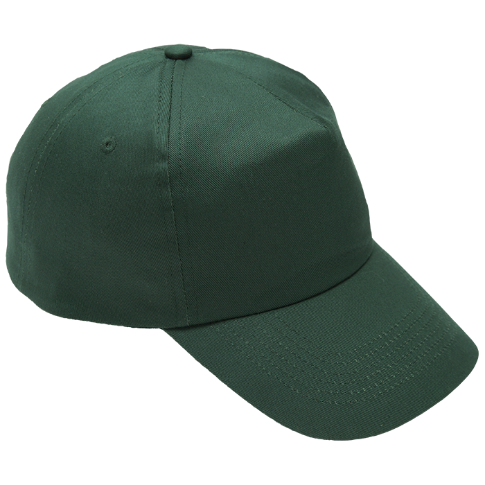 5 Panel Cotton with Hard Front Cap