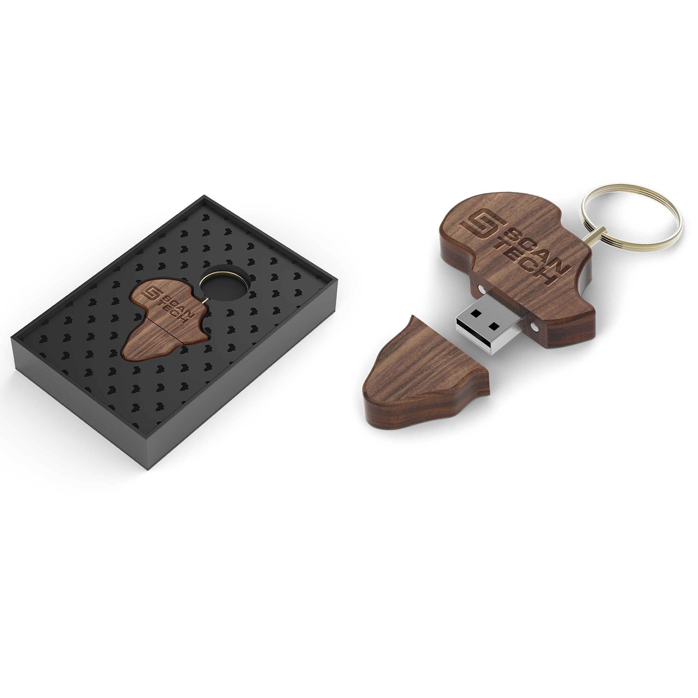 Afrique Flash Drive Keyholder - 16GB