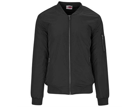 Mens Crusader Bomber Jacket - Black