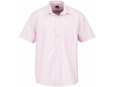 Mens Short Sleeve Washington Shirt  - Pink