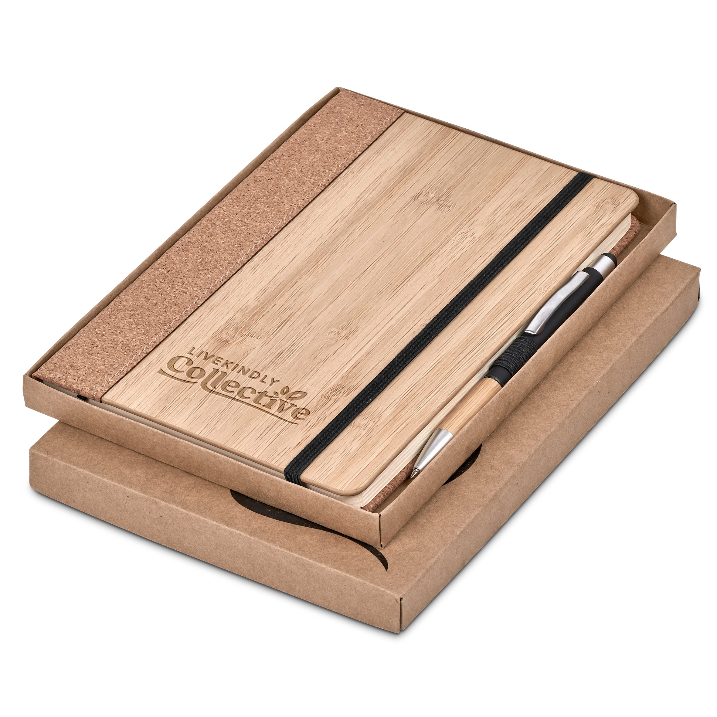Eri Bamboo & Cork Notebook & Pen Set
