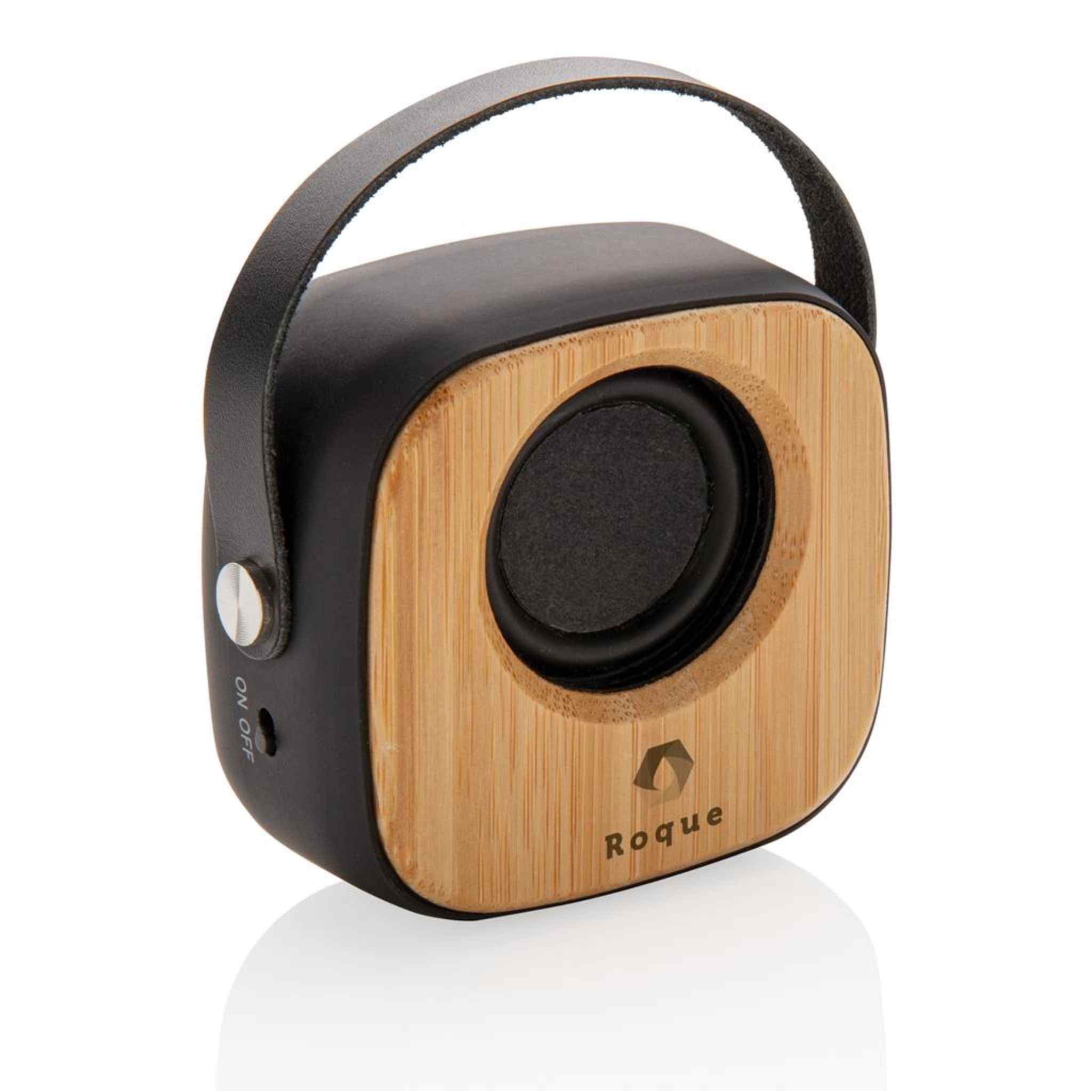 Branded Bamboo Anti-microbial Bluetooth Speaker