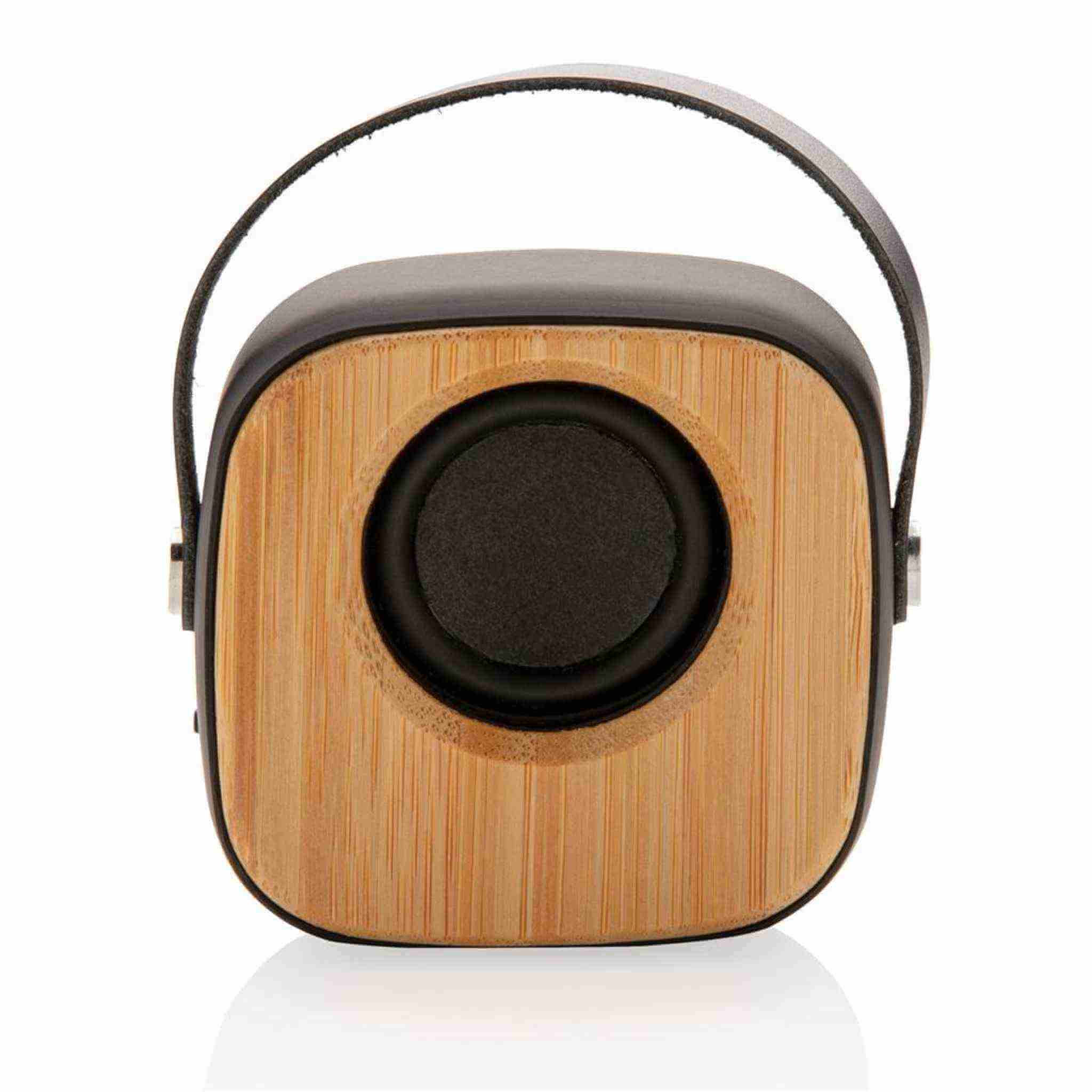 Bamboo Anti-microbial Bluetooth Speaker front view