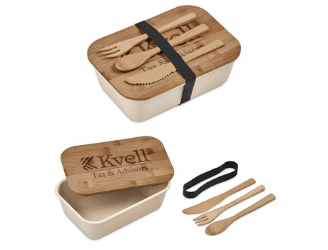 Natura Plus Bamboo Fibre Lunch Box Set