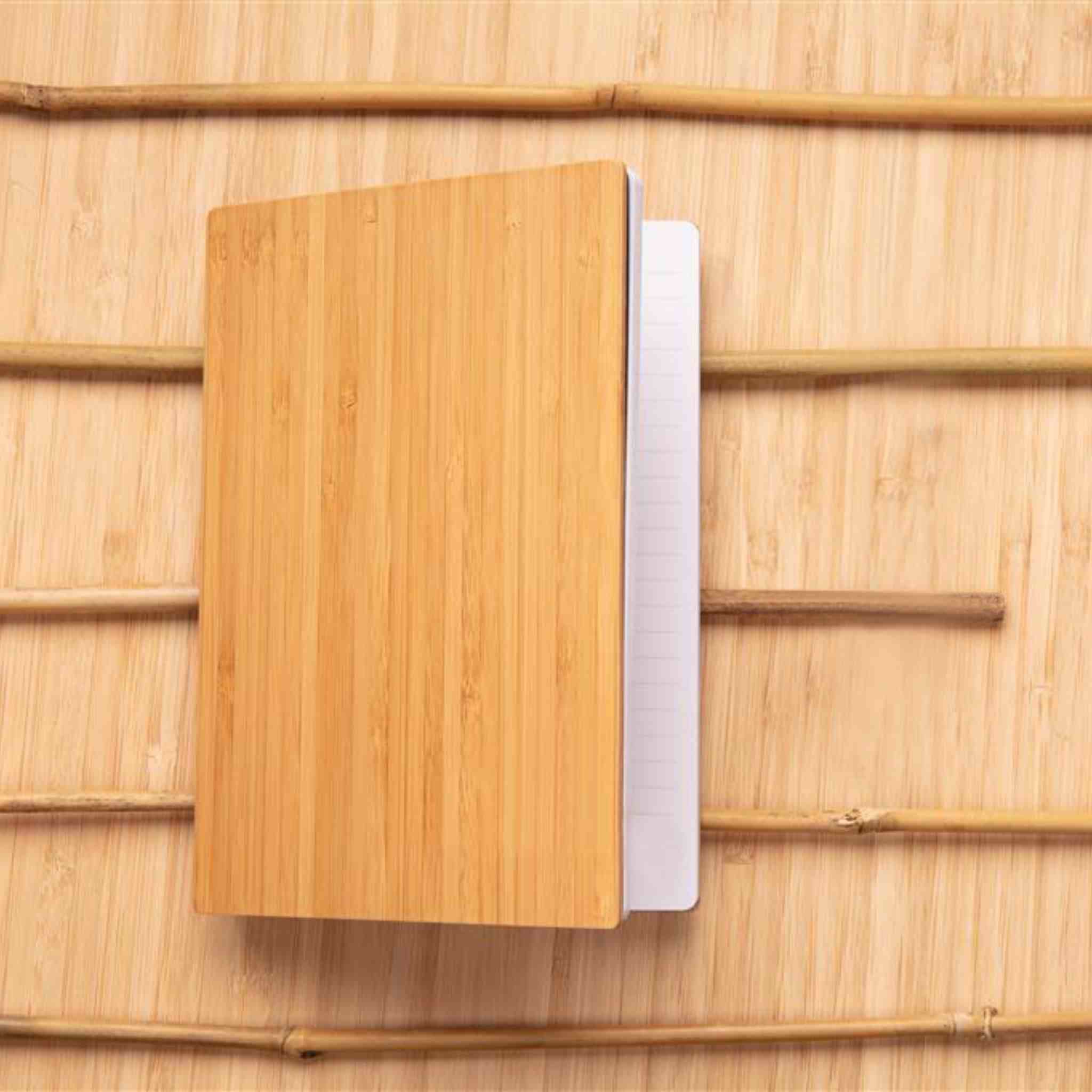 Slightly Bamboo notebook on a surface