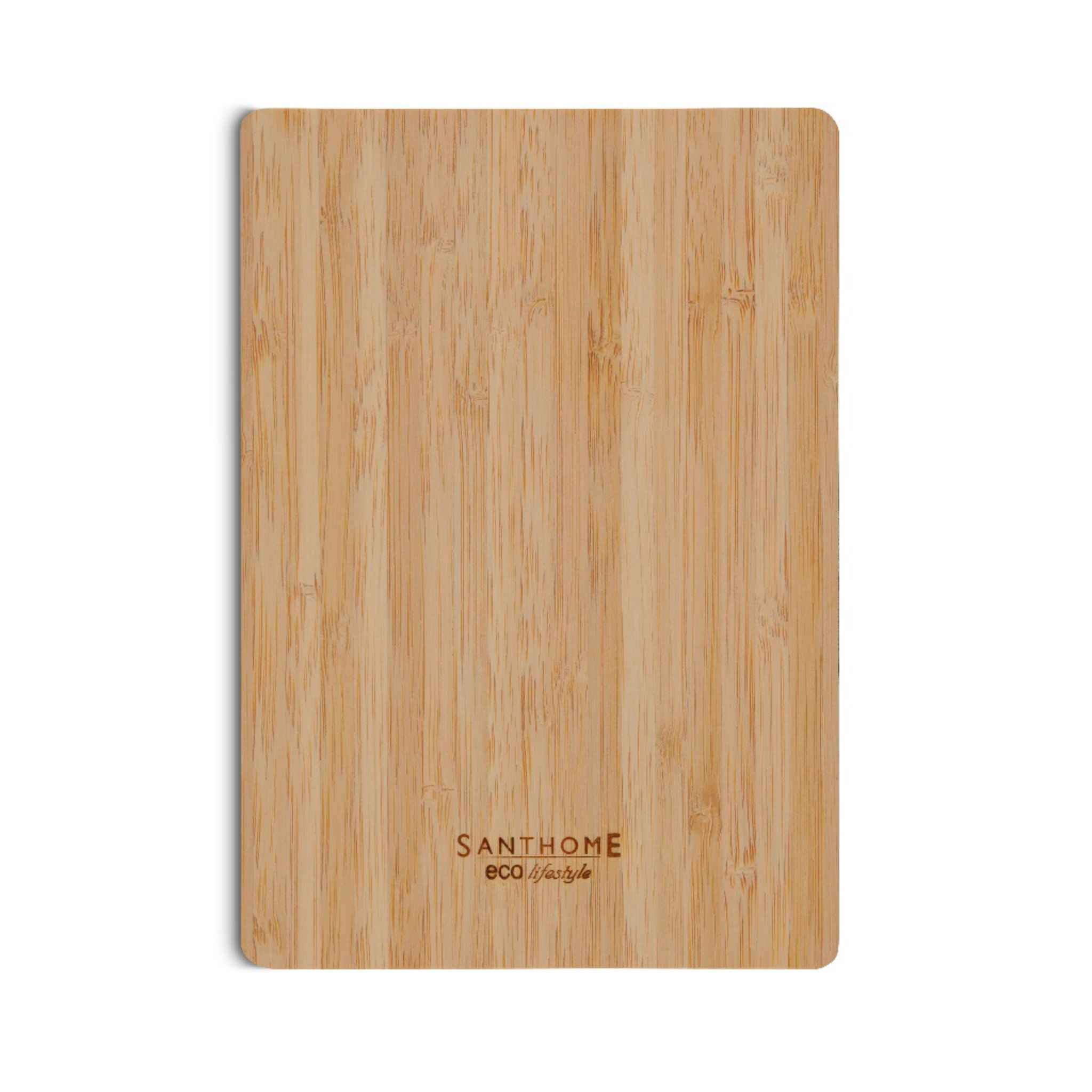Bamboo notebook back view