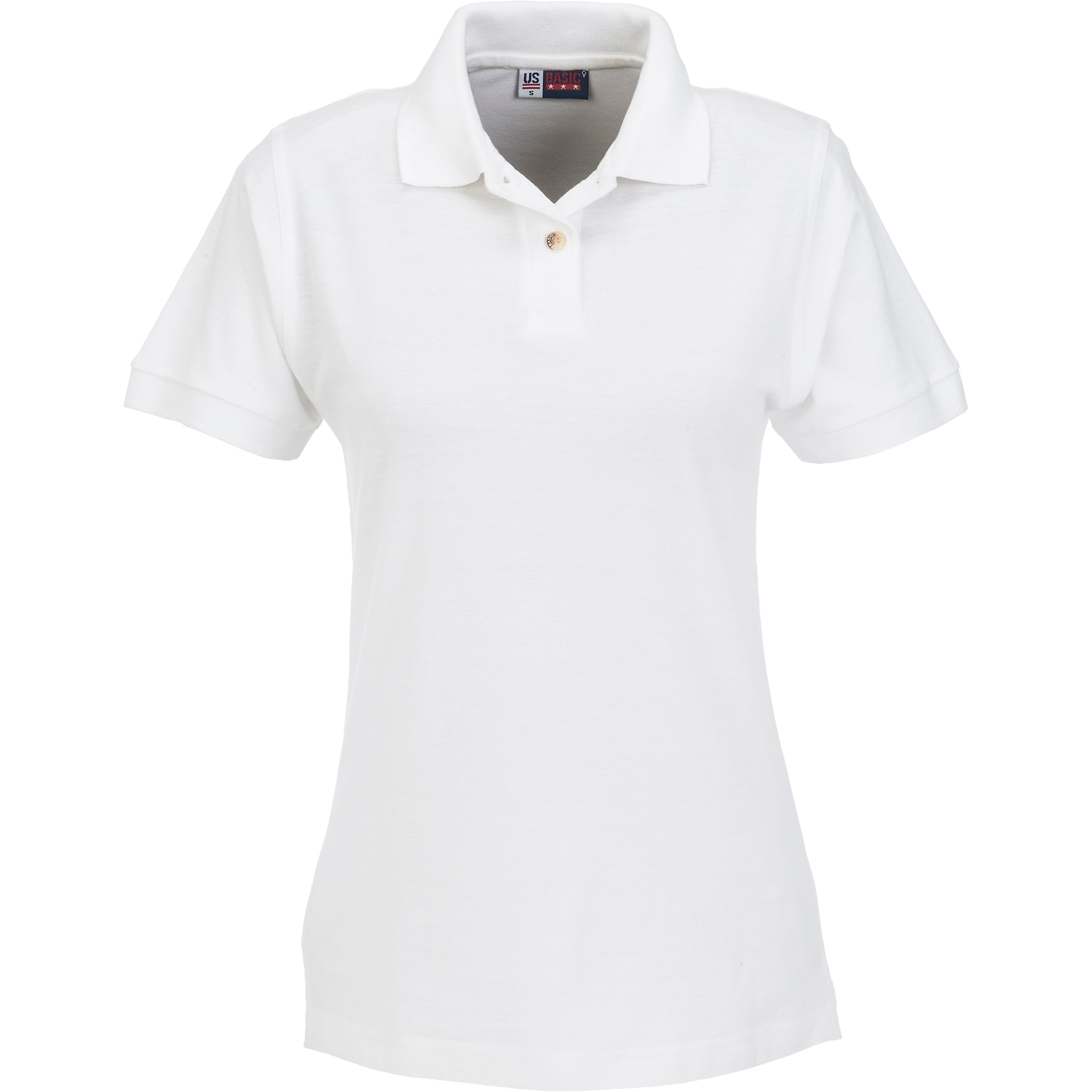 Ladies Boston Golf Shirt-L-White-W