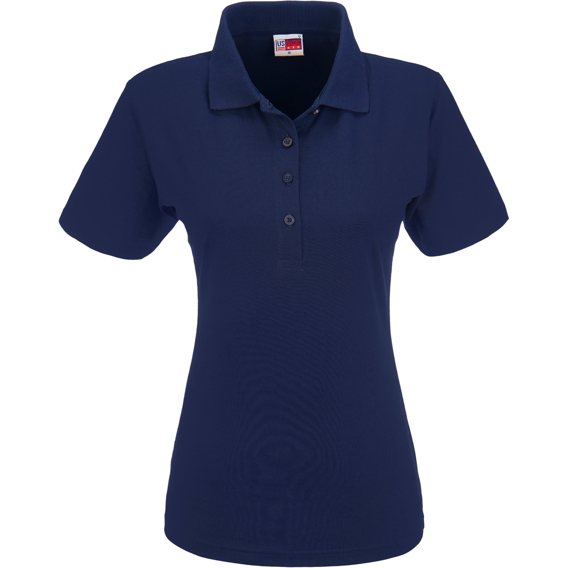 Ladies Cardinal Golf Shirt - Orange Only-L-Navy-N