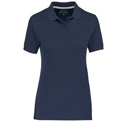 Ladies Crest Golf Shirt-L-Navy-N