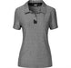 Ladies Cypress Golf Shirt-L-Charcoal-C