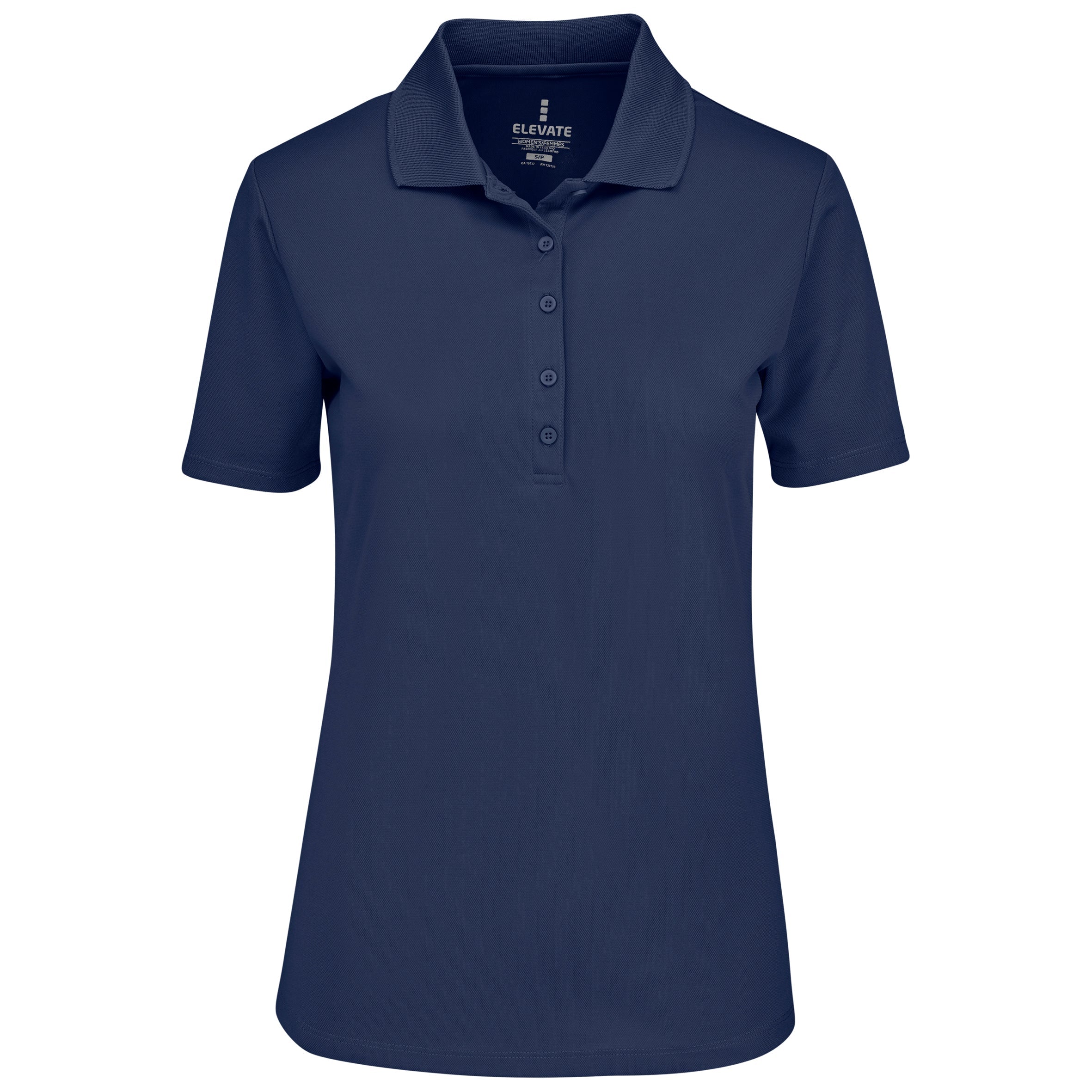 Ladies Edge Golf Shirt-L-Navy-N