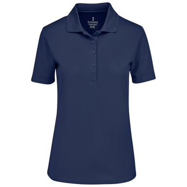 Ladies Edge Golf Shirt-L-Navy-N