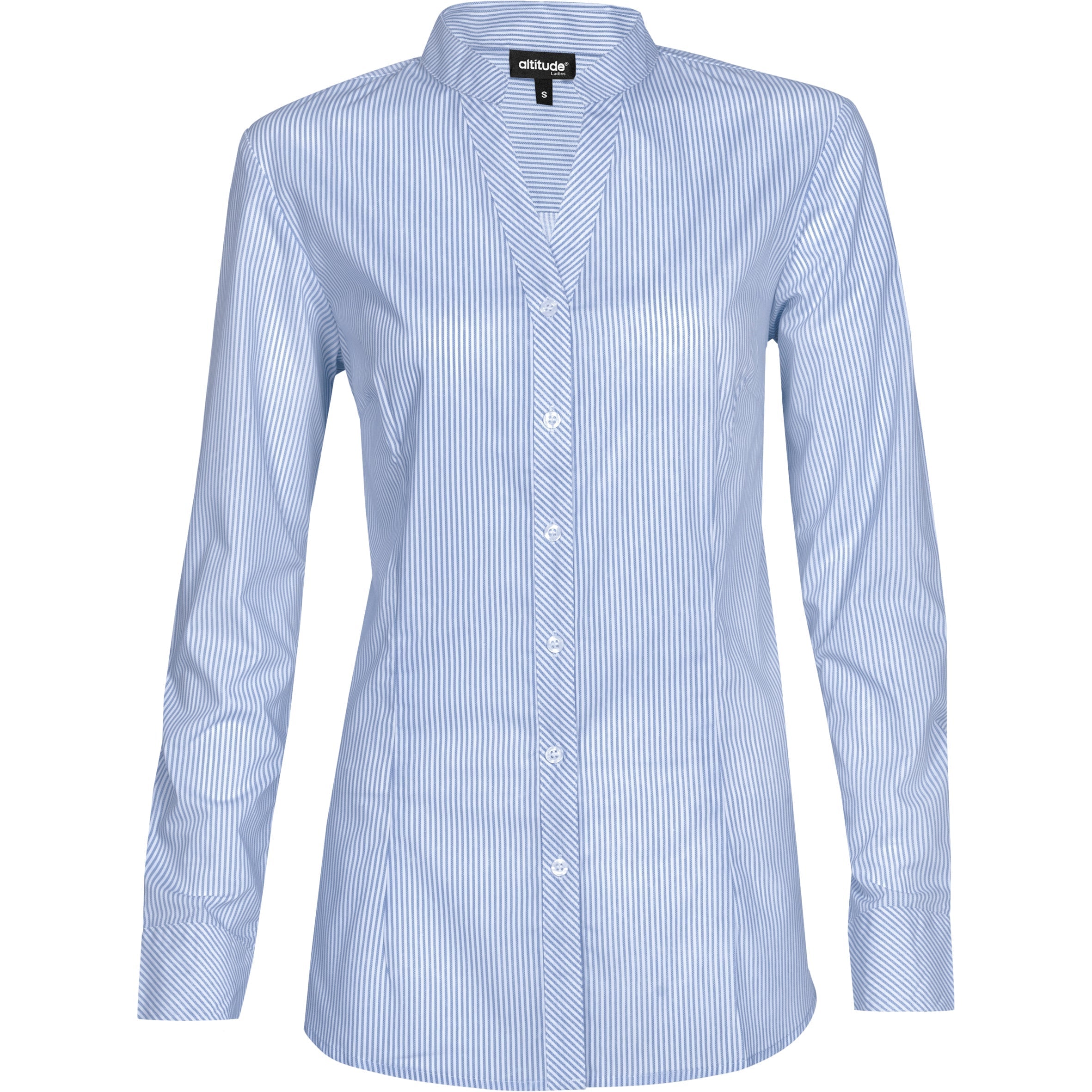 Ladies Long Sleeve Birmingham Shirt - Navy Only-