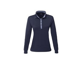 Ladies Long Sleeve Pensacola Golf Shirt - Navy Only-