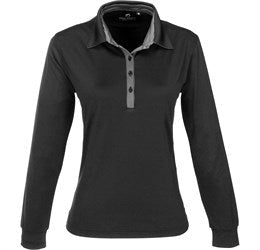 Ladies Long Sleeve Pensacola Golf Shirt - Navy Only-