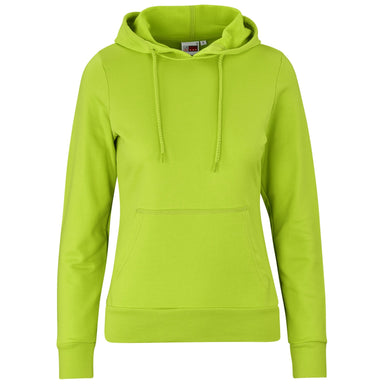 Ladies Omega Hooded Sweater-L-Lime-L
