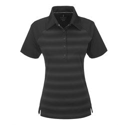 Ladies Shimmer Golf Shirt - Black Only-
