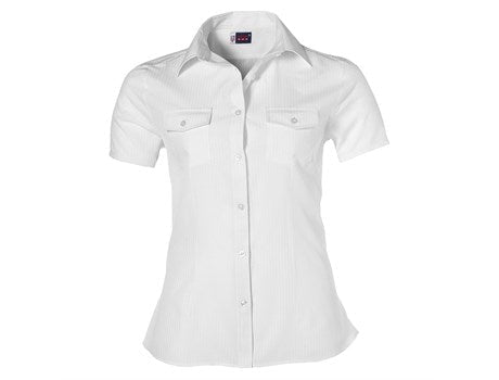 Ladies Short Sleeve Bayport Shirt - Black Only-