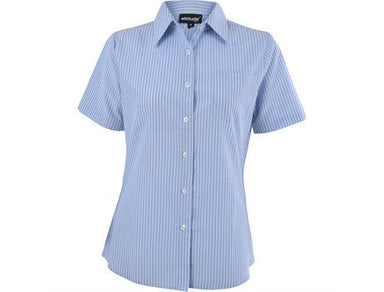 Ladies Short Sleeve Drew Shirt - Light Blue Only-