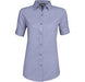 Ladies Short Sleeve Nottingham Shirt-L-Navy-N