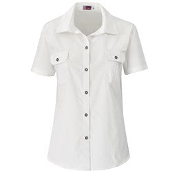 Ladies Short Sleeve Wildstone Shirt-Shirts & Tops