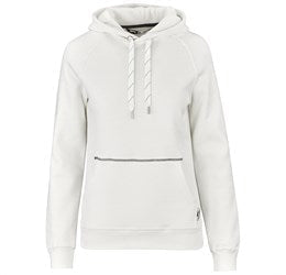 Ladies Smash Hooded Sweater - White Only-L-White-W