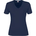 Ladies Super Club 165 V-Neck T-Shirt-L-Navy-N