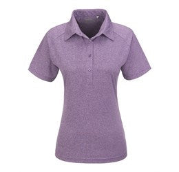 Ladies Triumph Golf Shirt - Red Only-L-Purple-P