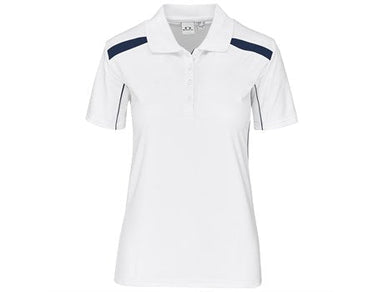 Ladies United Golf Shirt - White Navy Only-