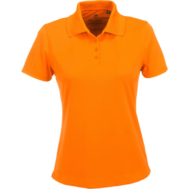 Ladies Wynn Golf Shirt-L-Orange-O
