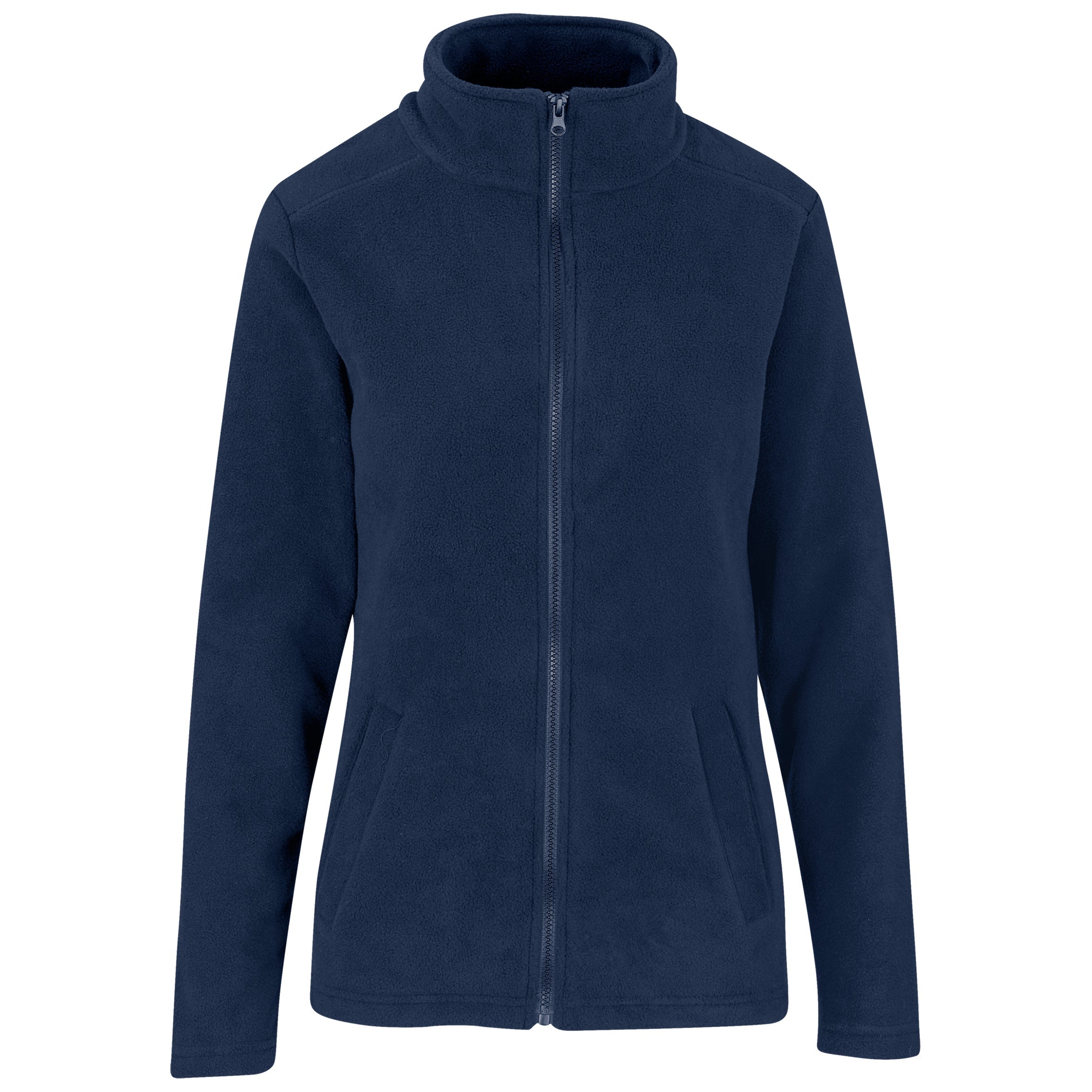 Ladies Yukon Micro Fleece Jacket-Coats & Jackets-L-Navy-N