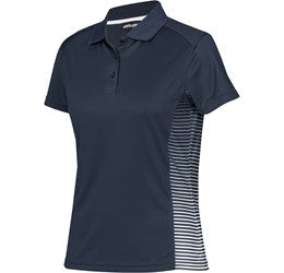 Ladies Zeus Golf Shirt-L-Navy-N