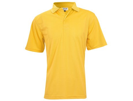 Mens Barcelona Golf Shirt - Yellow Only-