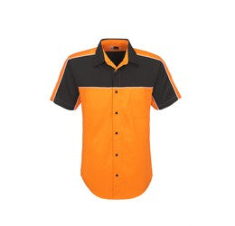 Mens Daytona Pitt Shirt - Orange Only-