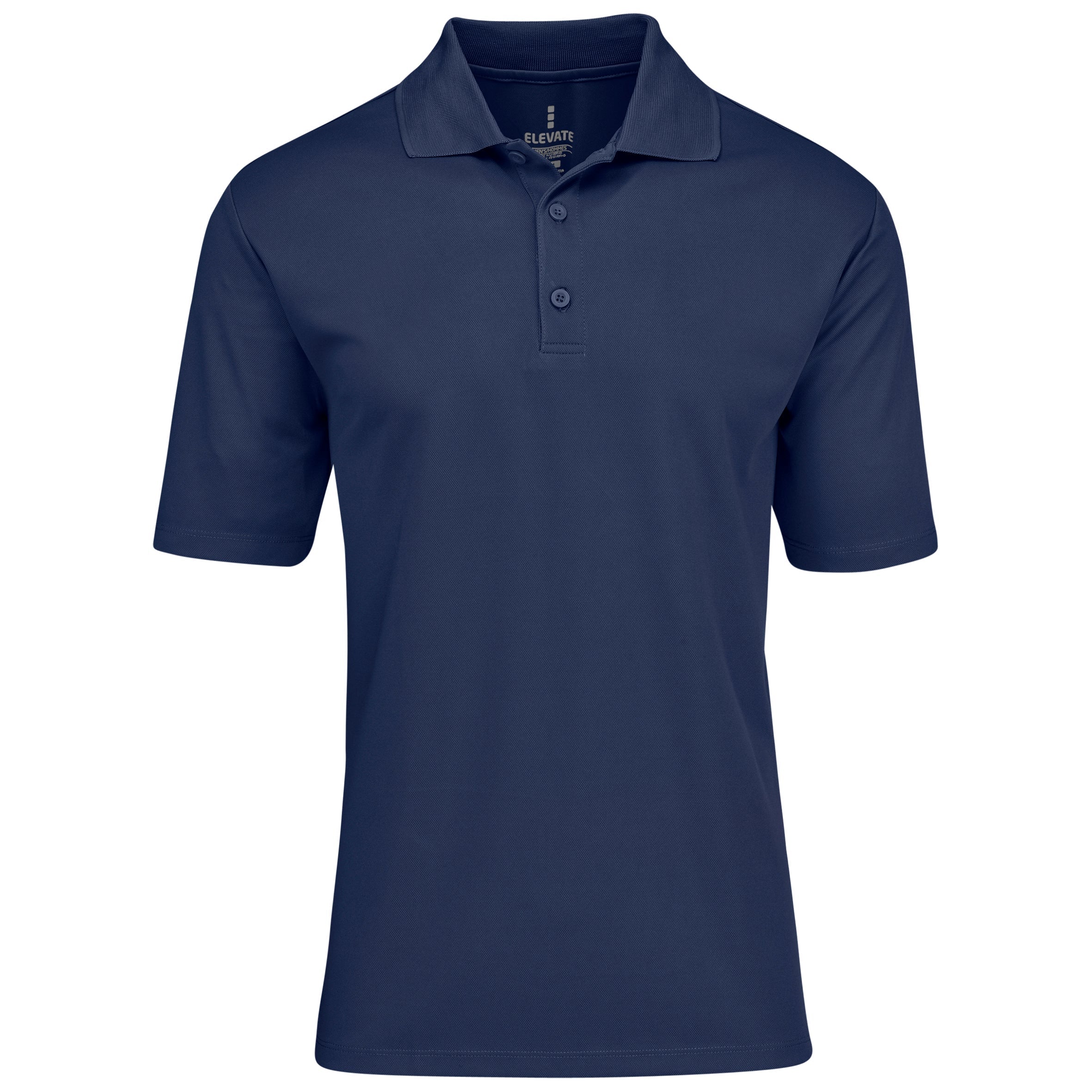 Mens Edge Golf Shirt-L-Navy-N