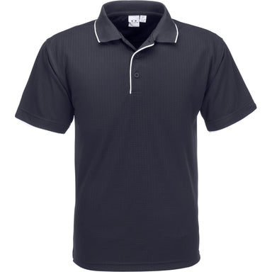 Mens Elite Golf Shirt-L-Navy-N