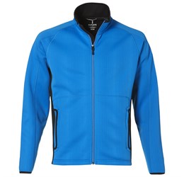 Mens Ferno Bonded Knit Jacket - Lime Only-Coats & Jackets