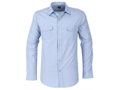 Mens Long Sleeve Bayport Shirt - Light Blue Only-