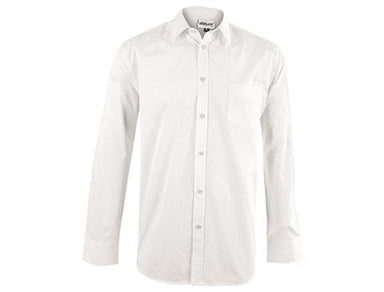 Mens Long Sleeve Haiden Shirt - White Only-