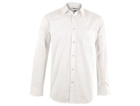 Mens Long Sleeve Haiden Shirt - White Only-